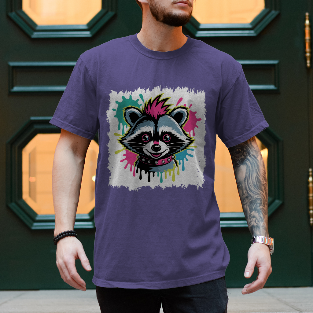 Punker Waschbär