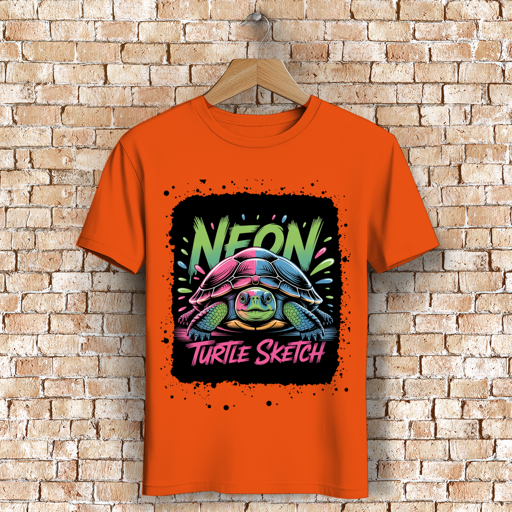 NEON TURTLE ( DTF / Vorne )