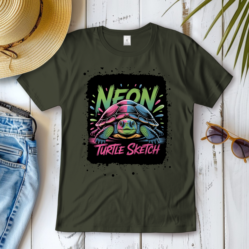 NEON TURTLE ( DTF / Vorne )